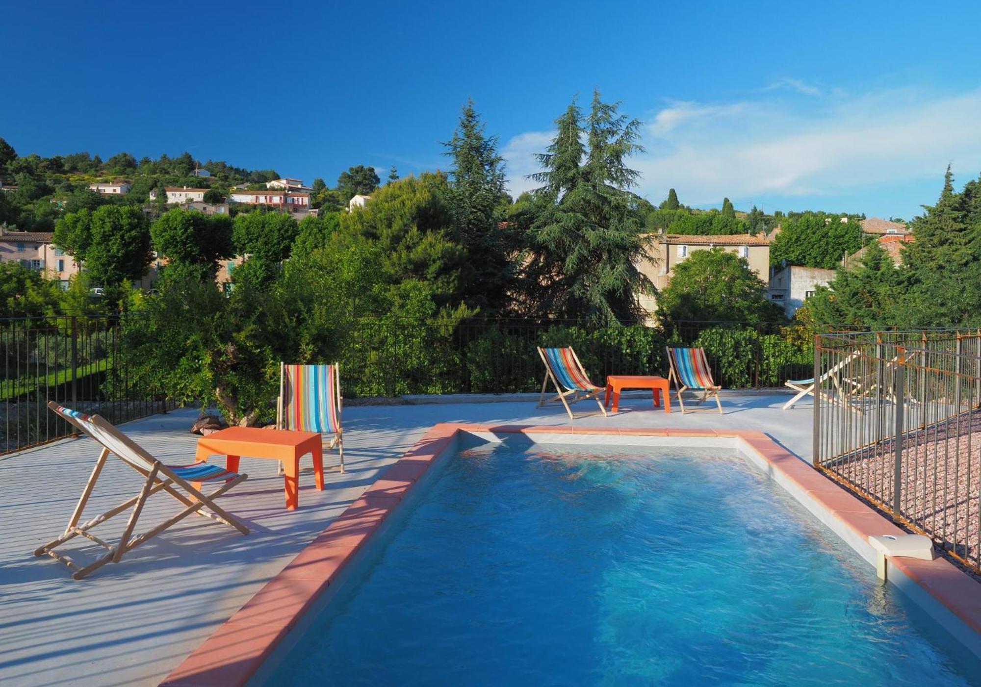 Contact Hotel Le Minervois - Hotel & Restaurant Au Nord De Carcassonne Caunes-Minervois Exteriör bild